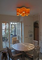 ceiling lights in maple wood